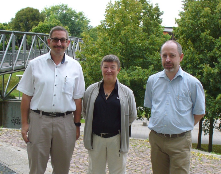 Prof. Uwe Kähler, Prof. Paula Cerejeiras und Apl. Prof. Jens Wirth  